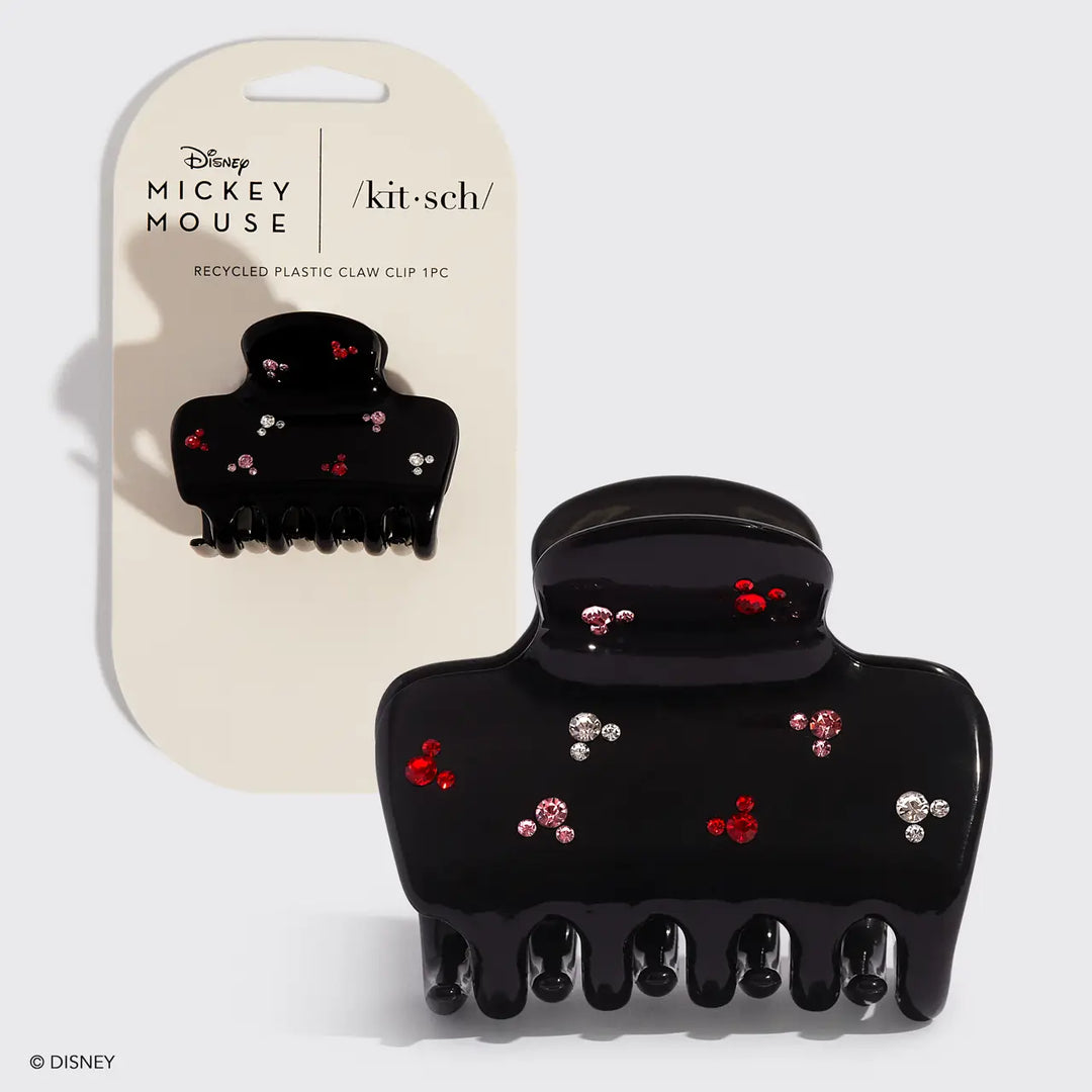 Kitsch & Mickey and Minnie Recycled Cloud Clawclip 1pc-Black