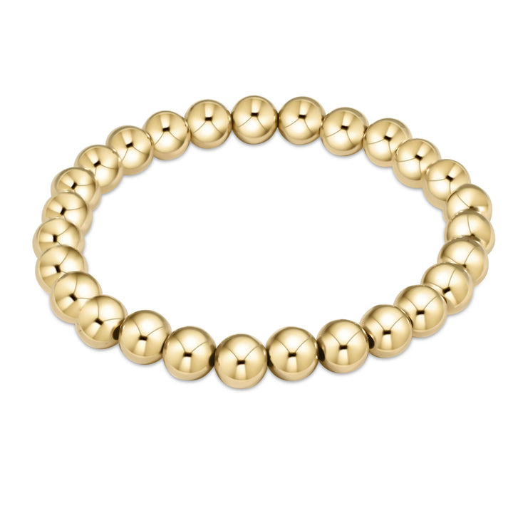 Classic Gold Beaded Bracelets (2mm-7mm)