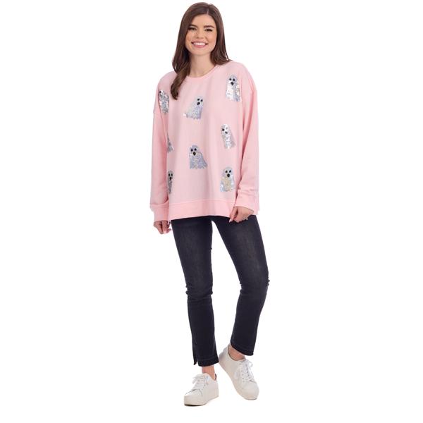 GHOST SPARKLE SWEATSHIRT