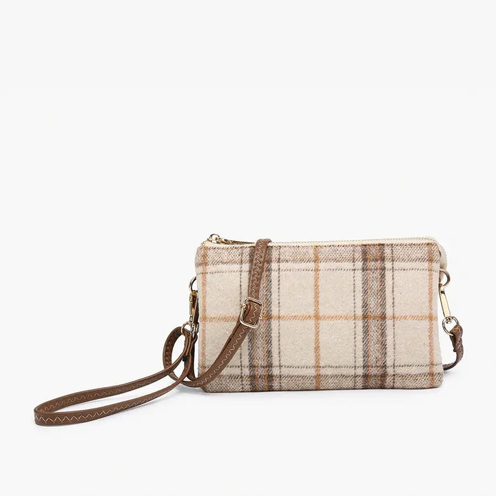 Riley 3 Compartment Crossbody/Wristlet