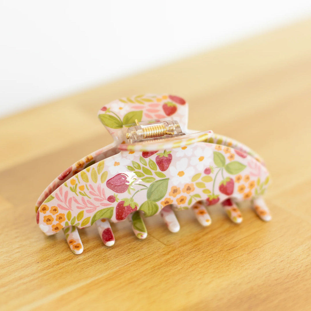 Strawberry Patch Claw Clip