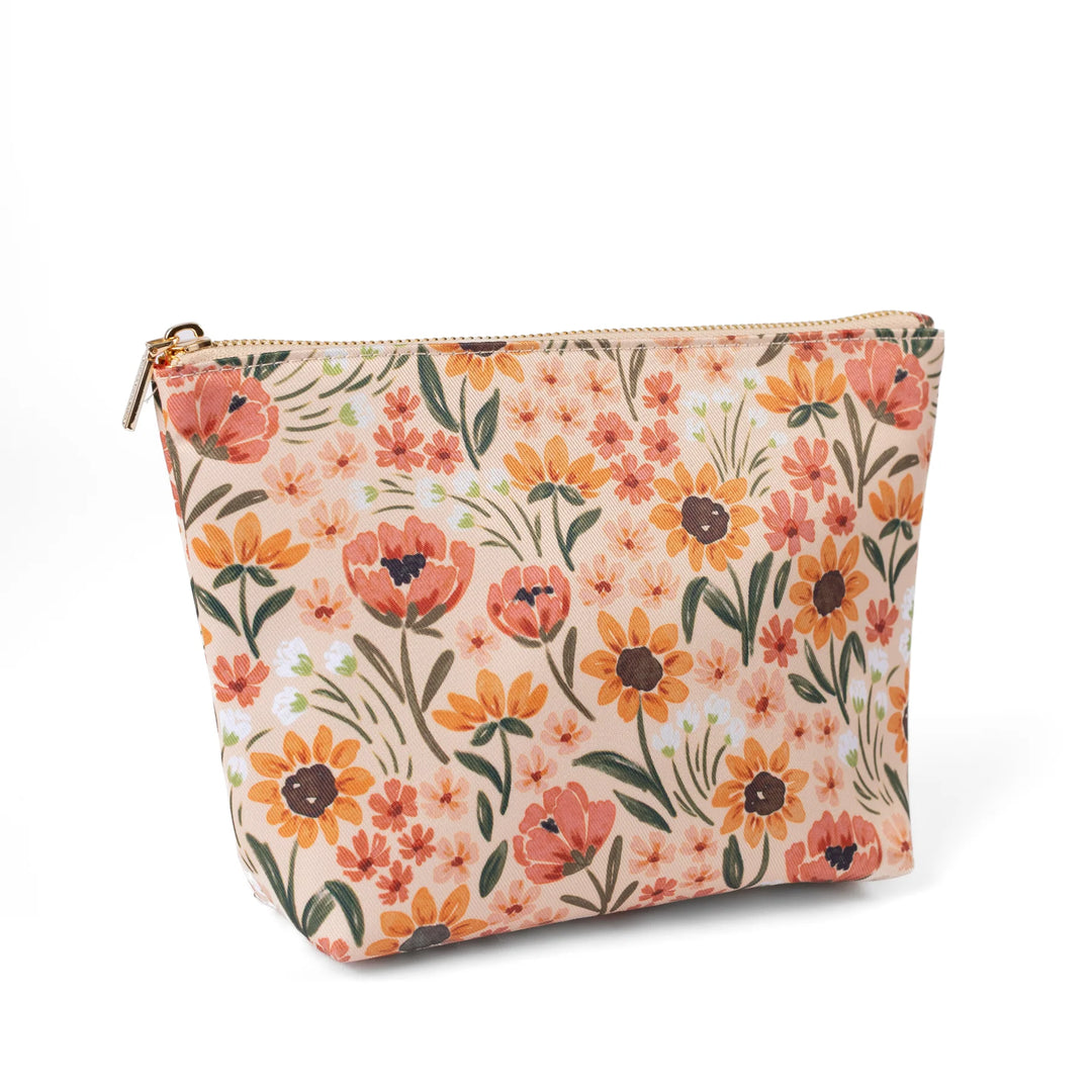 Sunny Poppies Carry-All Pouch