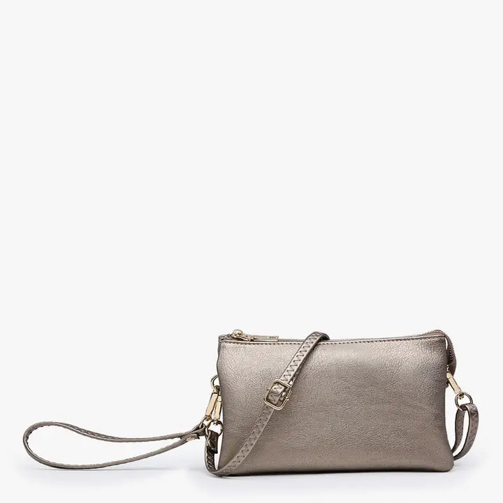 Riley 3 Compartment Crossbody/Wristlet
