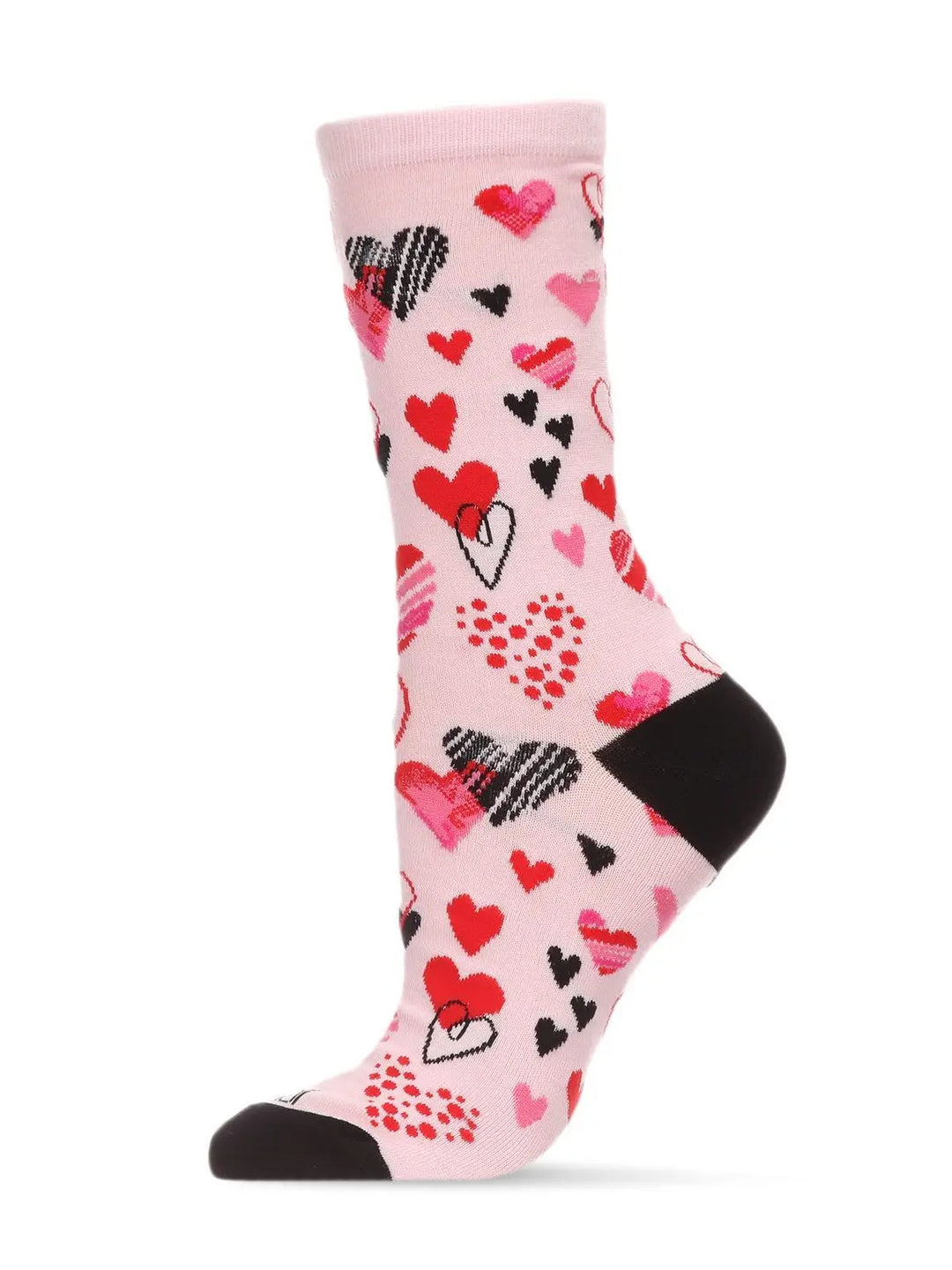 Heart Explosion Bamboo Blend Crew Socks