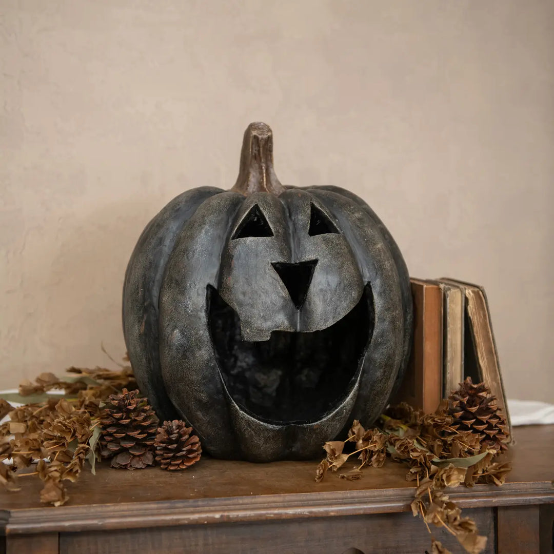15" Black Big Mouth Pumpkin