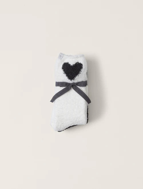 Cozychic Heart Print Sock Set
