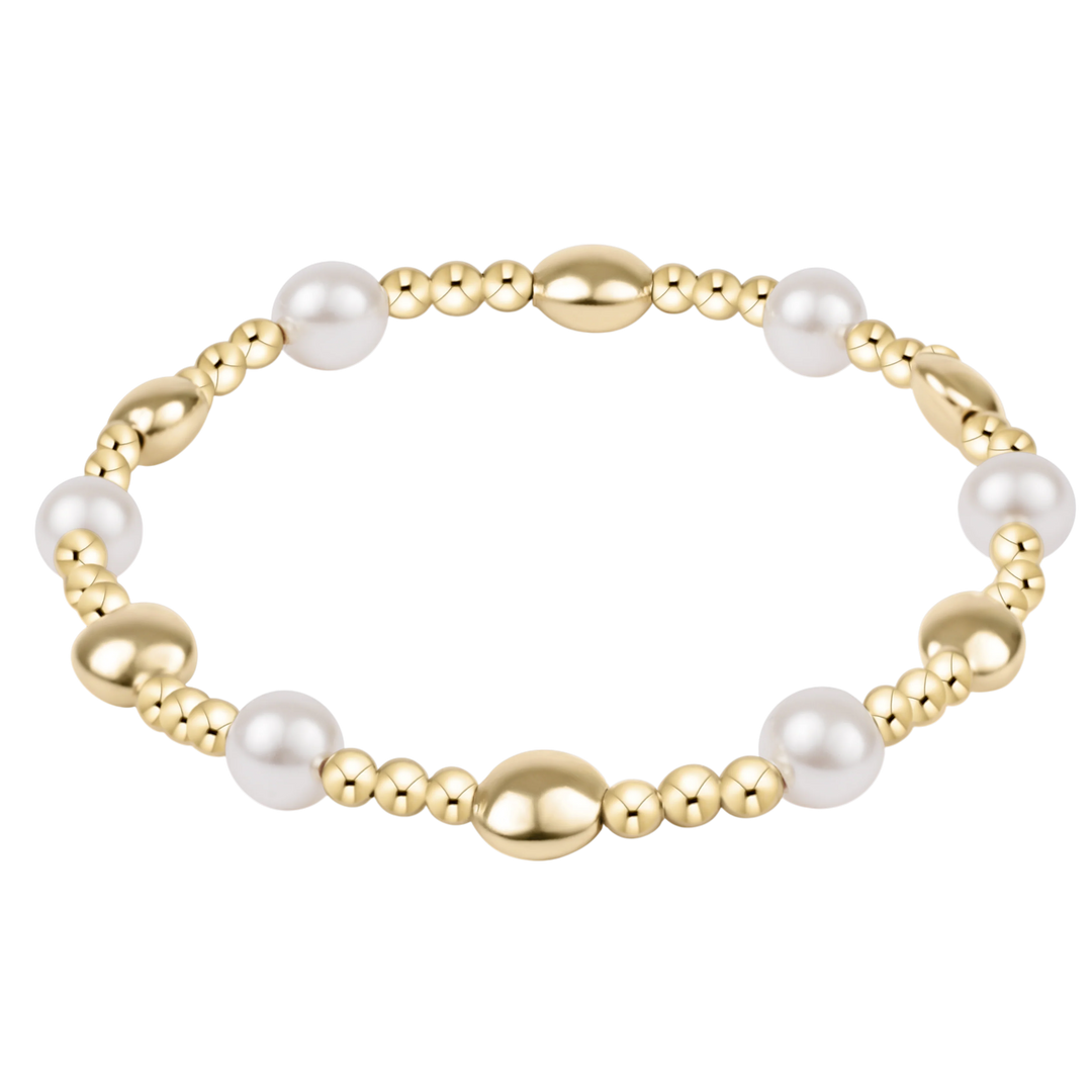 honesty sincerity pearl 6mm bracelet