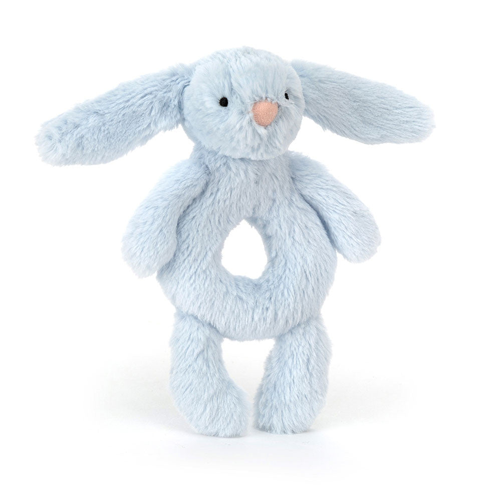 Bashful Blue Bunny Rattle