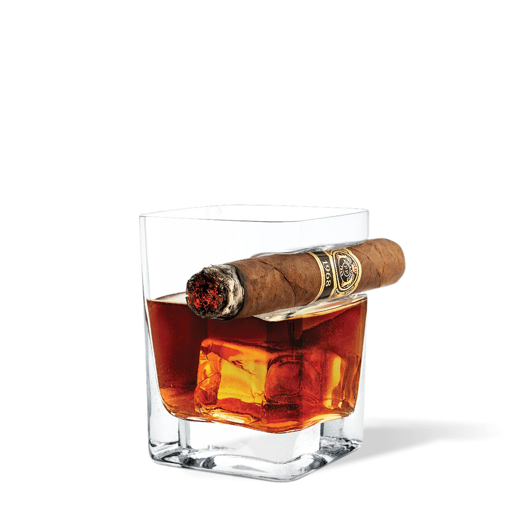CIGAR GLASS CIGAR HOLDER