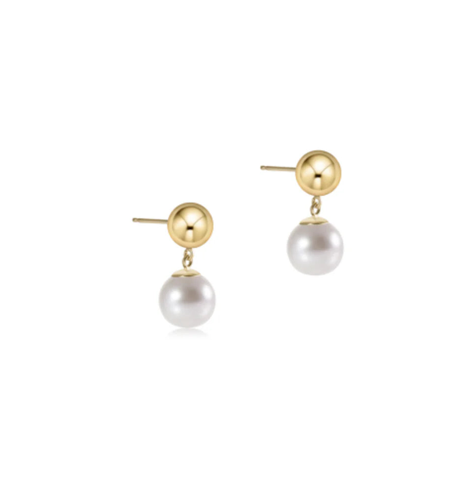 Clarity Stud-Pearl