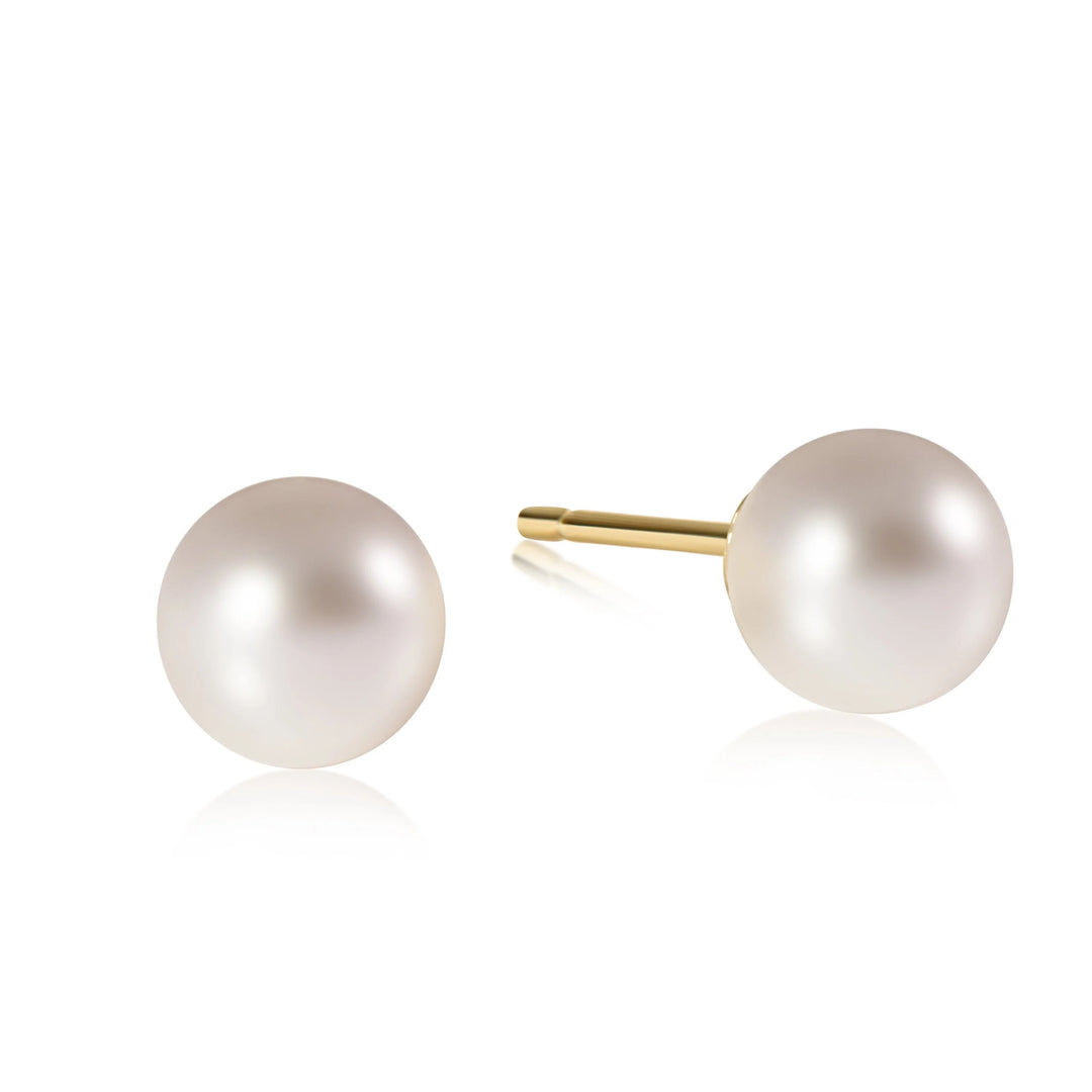 Classic 10mm Ball Stud-Pearl