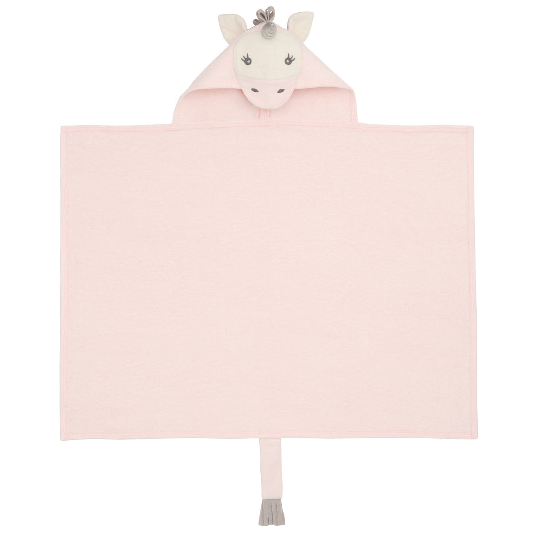 Pink Unicorn Baby Bath Wrap