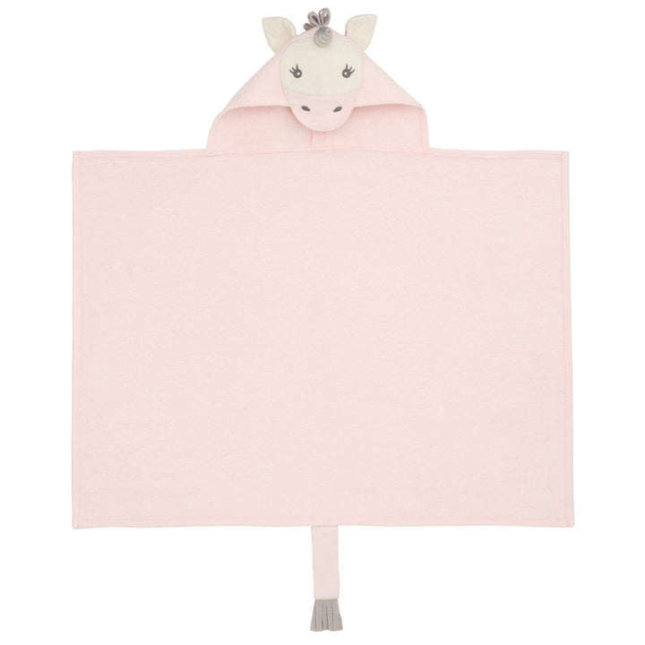 Pink Unicorn Baby Bath Wrap