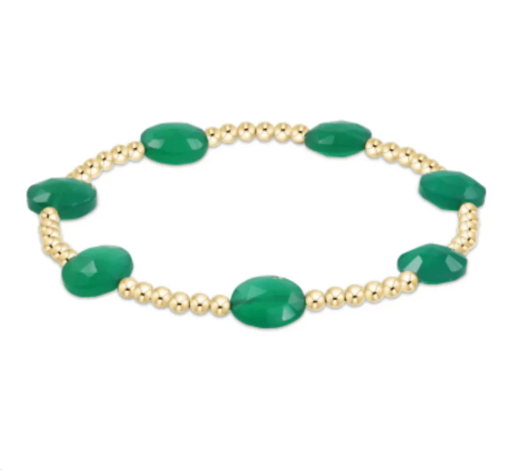 Admire Gold Green Onyx Extended - 3mm