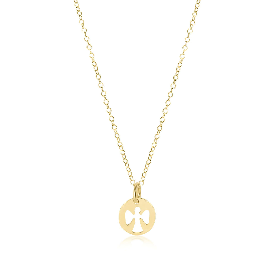 Guardian Angel Small Gold Disc