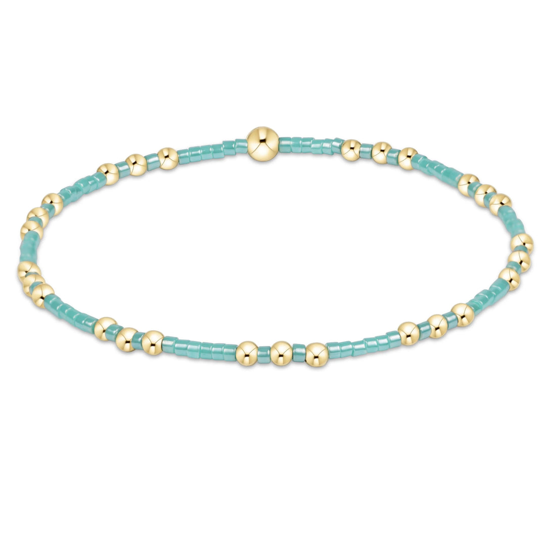 hope joy bracelet - sea glass