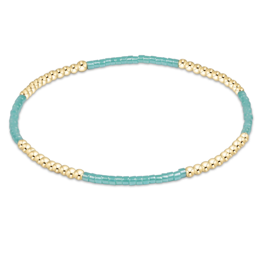 hope blissful bracelet - sea glass