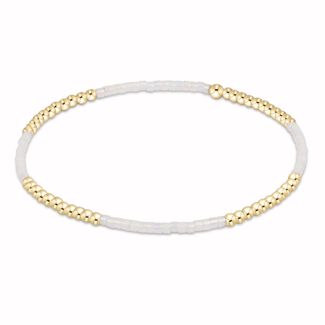 hope blissful bracelet - silky white
