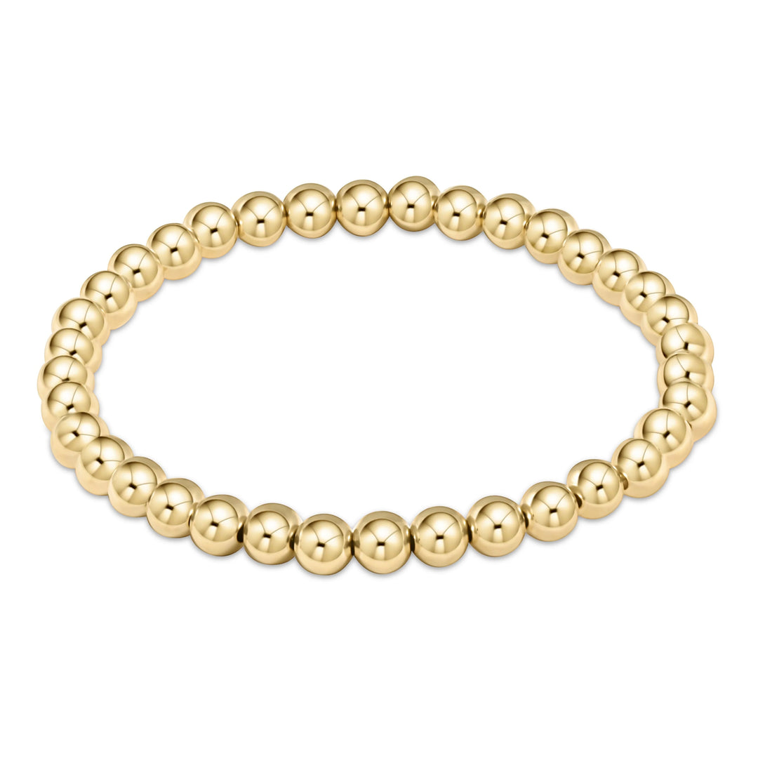 Classic Gold Beaded Bracelets (2mm-7mm)