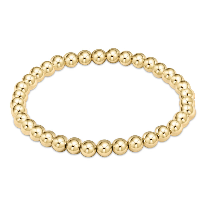 Classic Gold Beaded Bracelets (2mm-7mm)