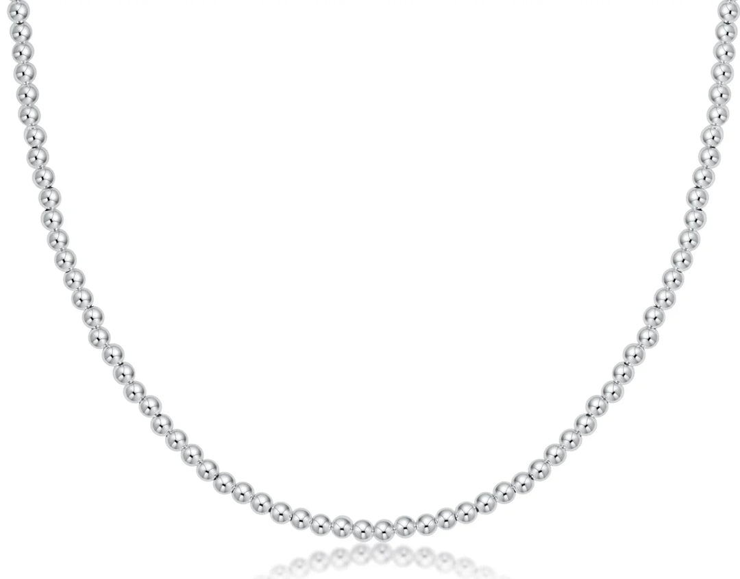 choker classic sterling 3mm bead