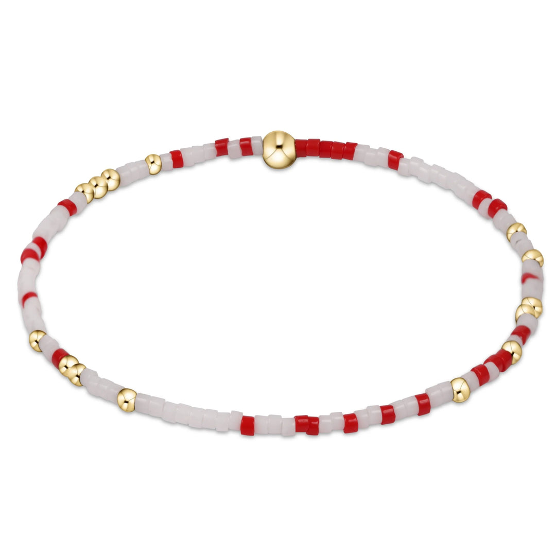 gameday hope unwritten bracelet - red-white