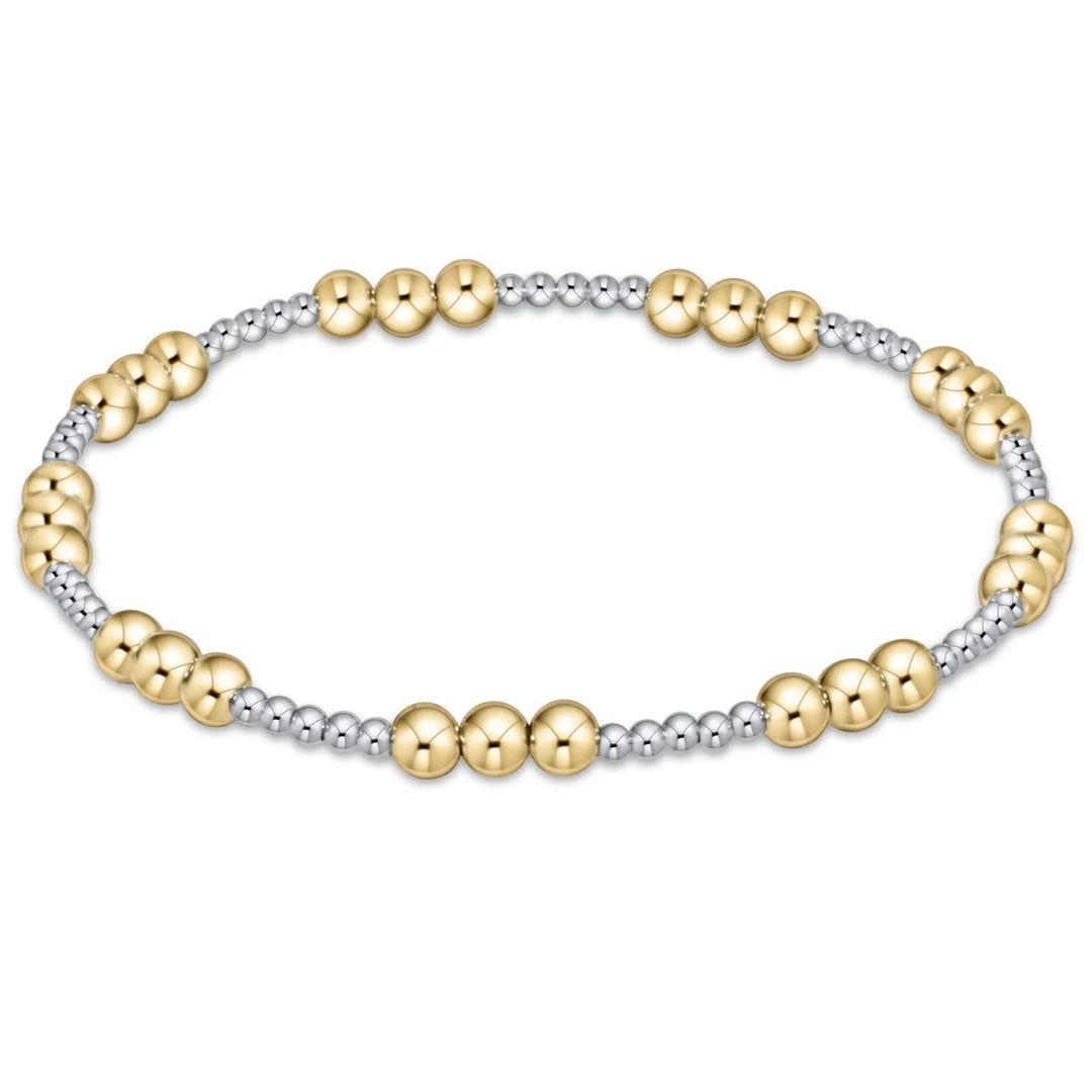 joy mixed metal 3mm bracelet