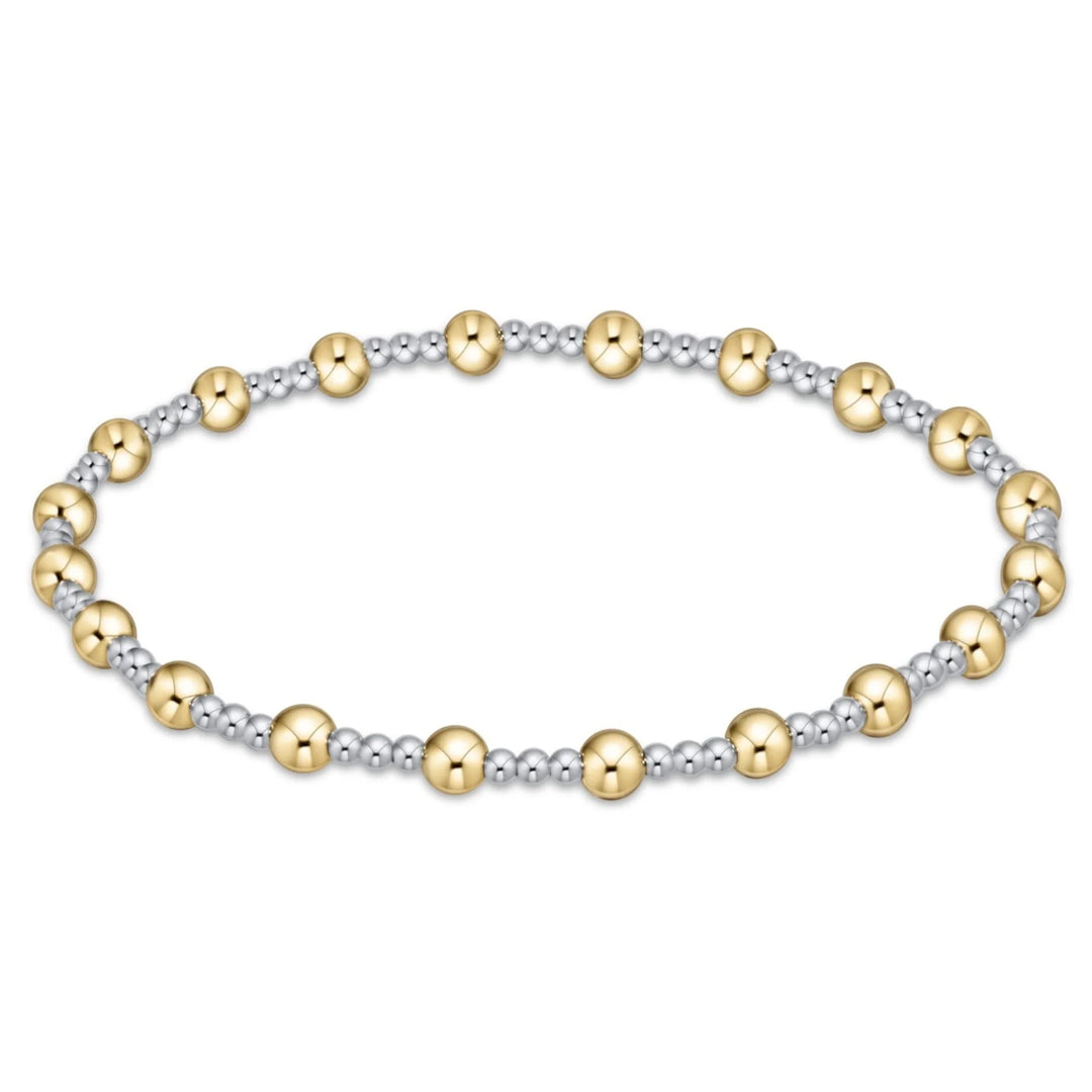 sincerity mixed metal 3mm bracelet