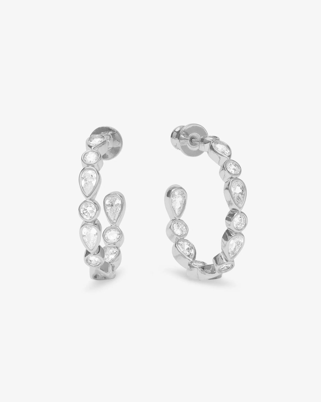Isla Hoops 1" Silver