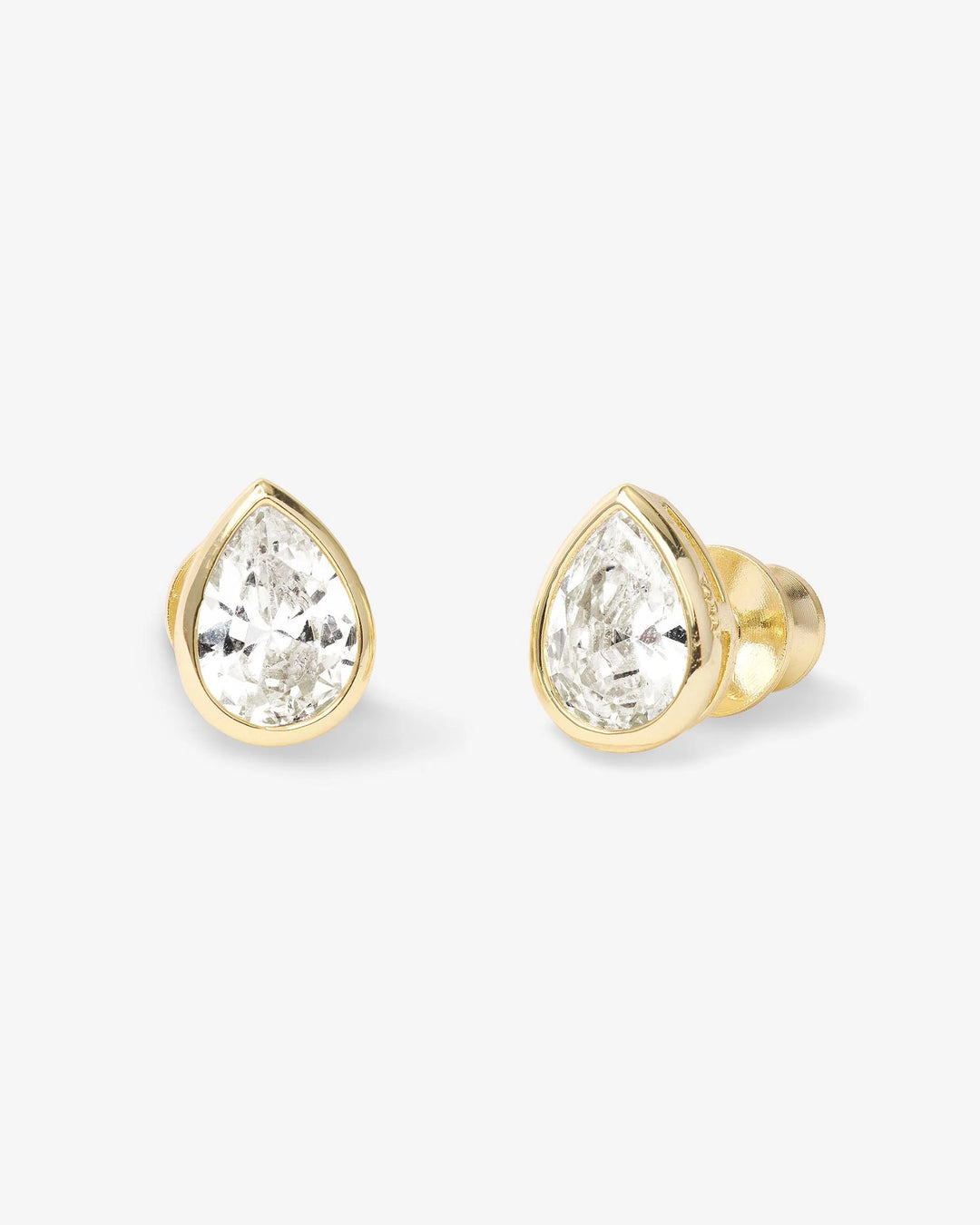 Isla 8mm Studs Gold|White Diamondettes Sale price