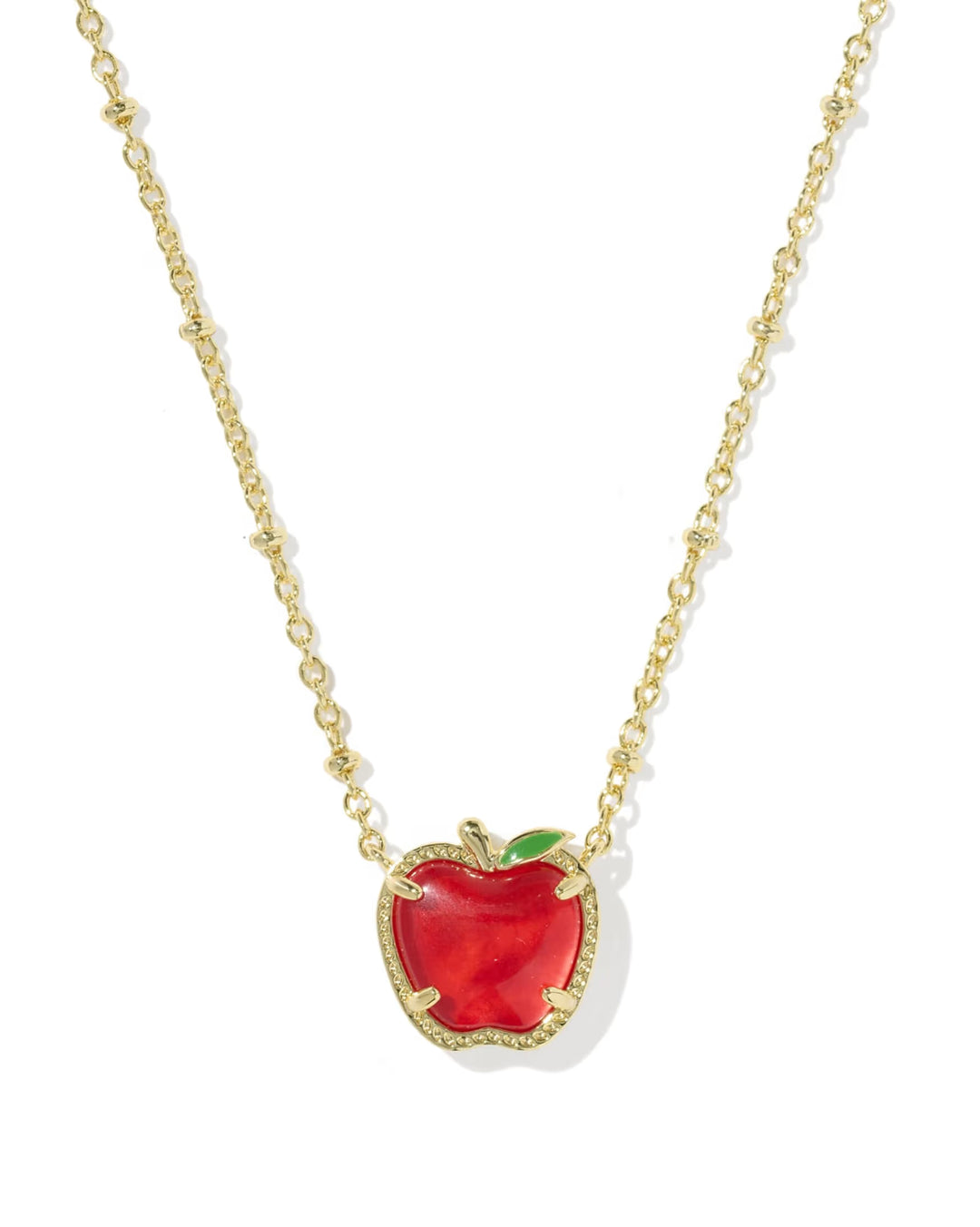Apple Gold Short Pendant Necklace