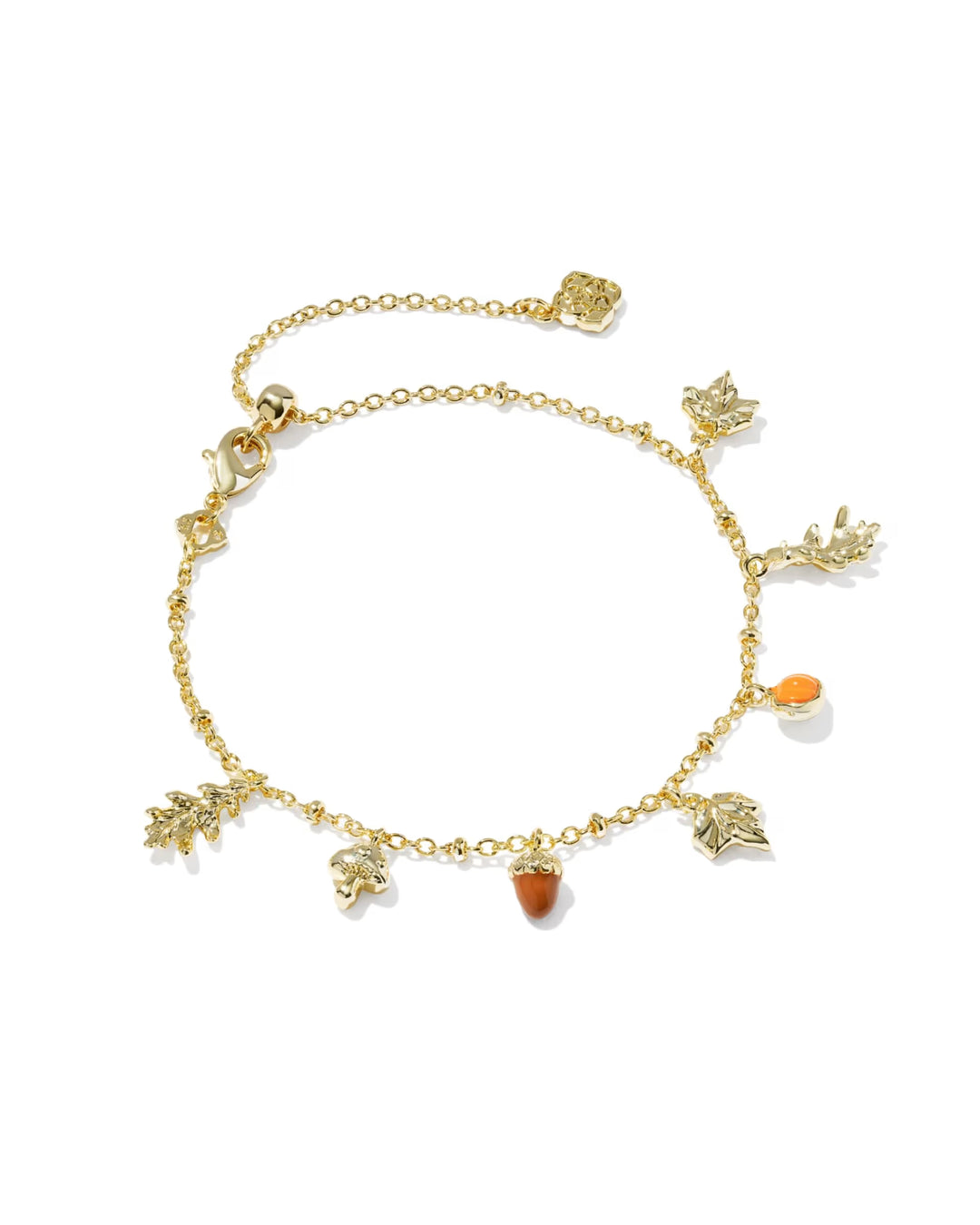 Autumn Gold Charm Bracelet