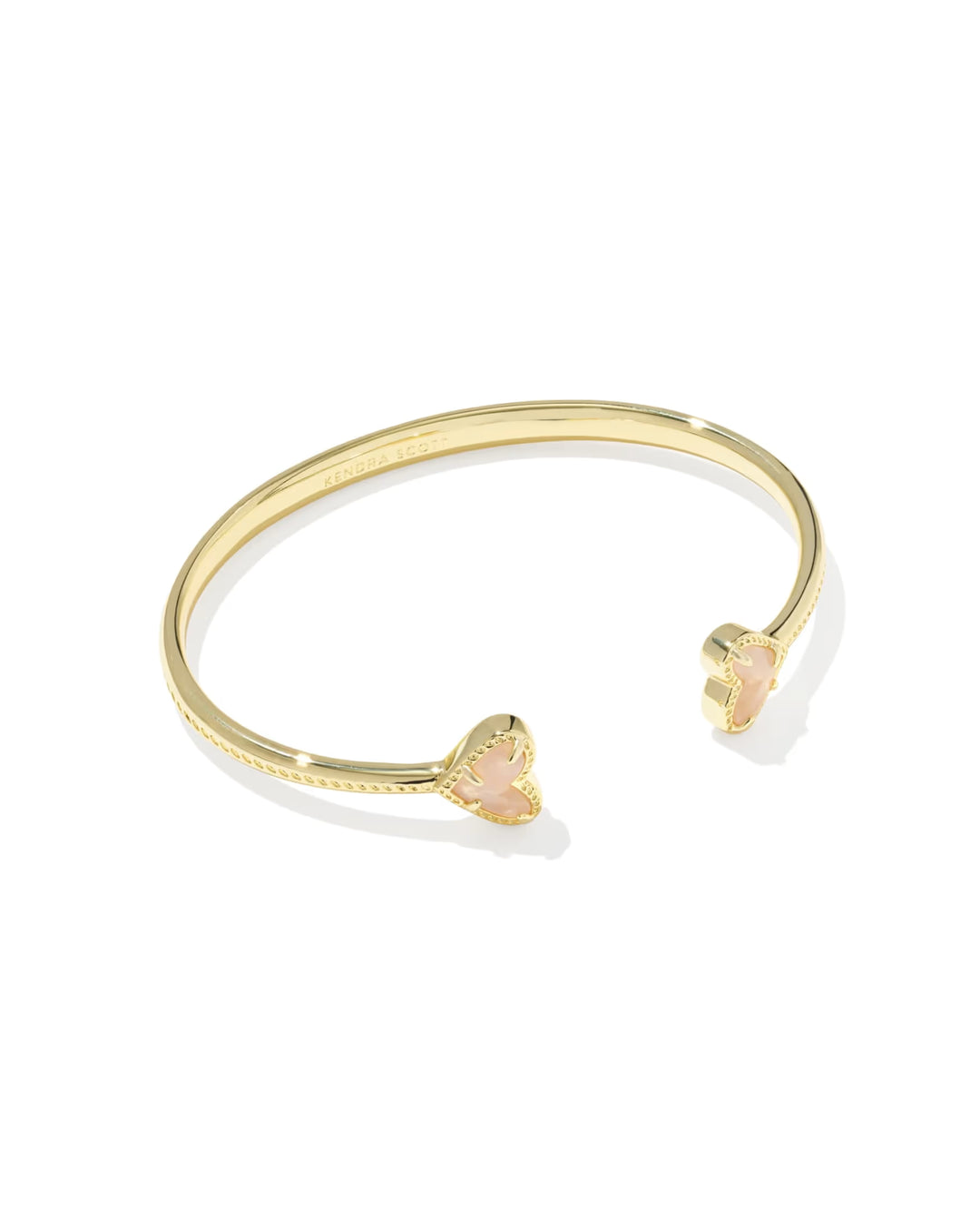 Framed Ari Heart Gold Cuff Bracelet