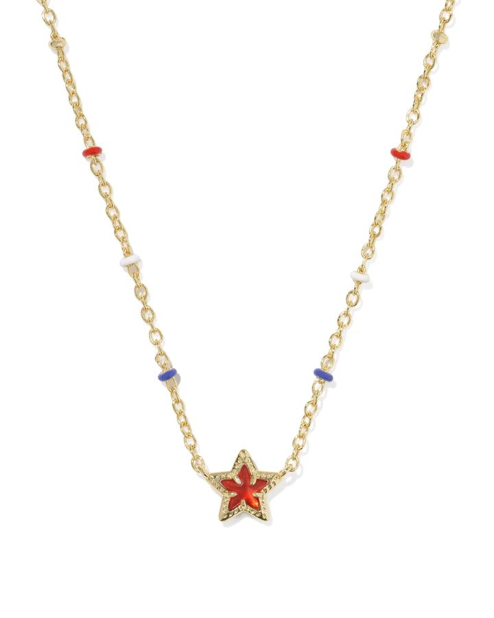 Mini Cassidy Gold Short Pendant Necklace