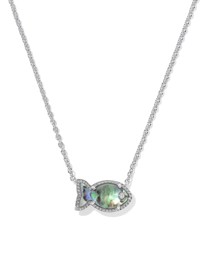 Parker Fish Gold Short Pendant Necklace