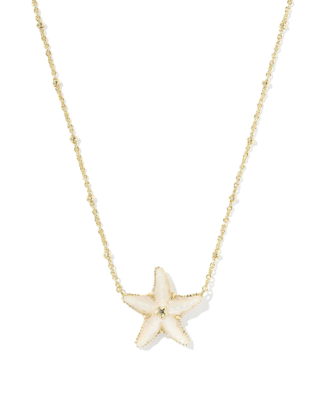 Parker Starfish Gold Short Pendant Necklace
