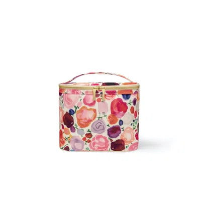 Kate Spade New York Insulated Soft Cooler Lunch Tote with Double Zipper Close and Carrying Handle, Floral