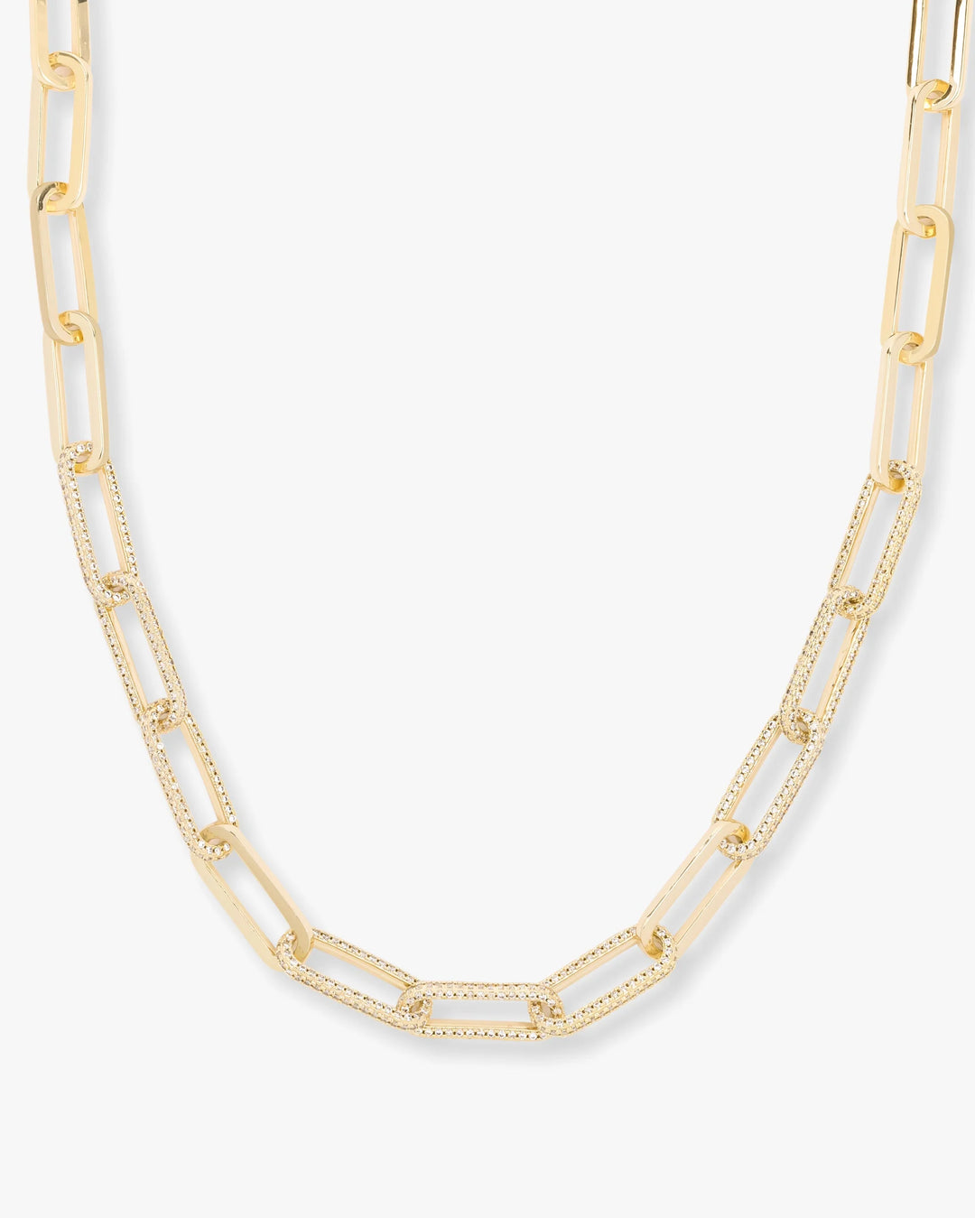 Carrie Pavé Chain Necklace