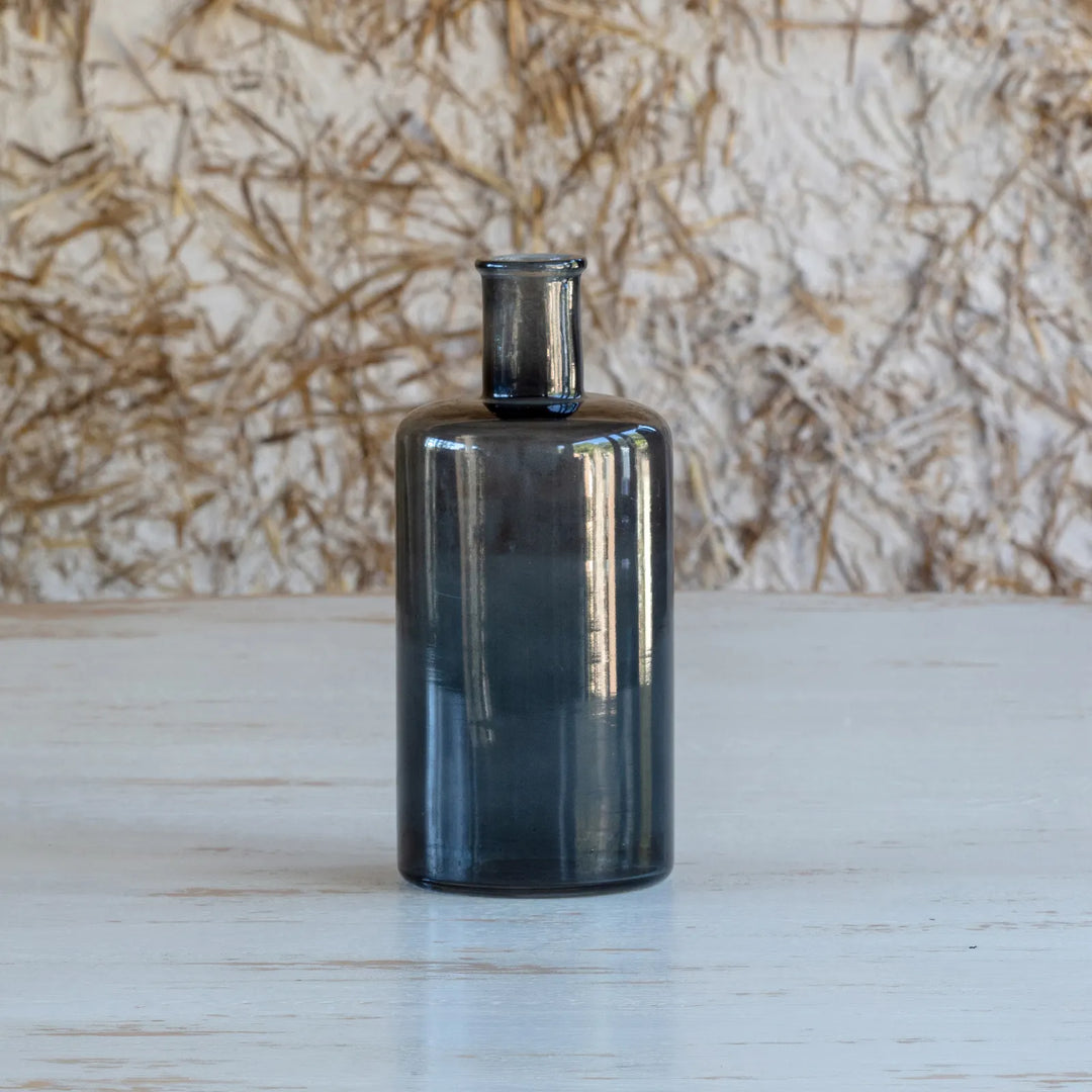 APOTHECARY BOTTLE FRENCH BLUE