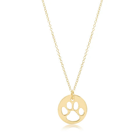 Paw Print Gold Disc