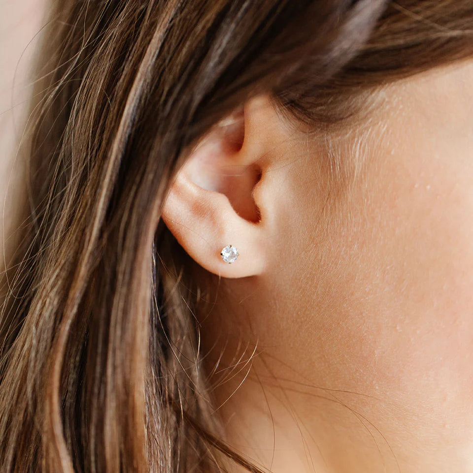 Gold Diamond Studs