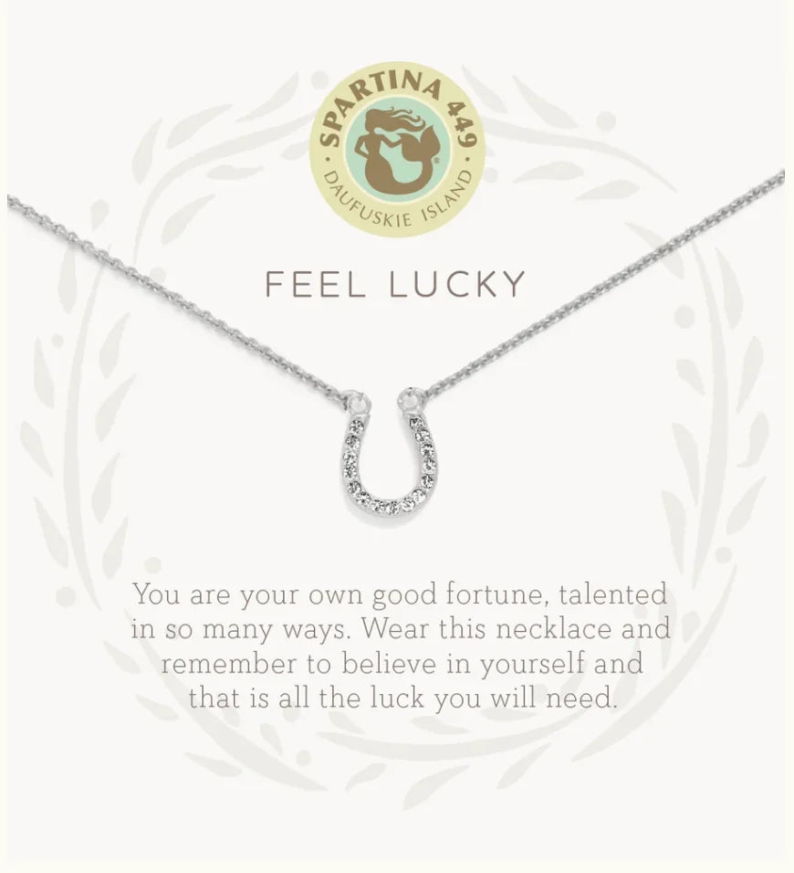 Feel Lucky Necklace Silver