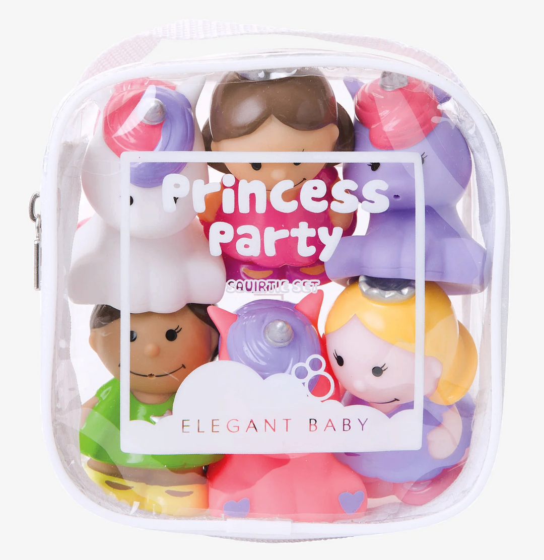 PRINCESS PARTY SQUIRTIE BABY BATH TOYS