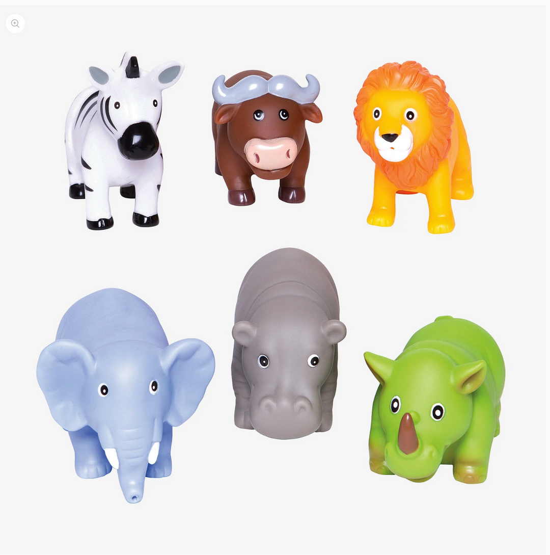 JUNGLE PARTY SQUIRTIE BABY BATH TOYS