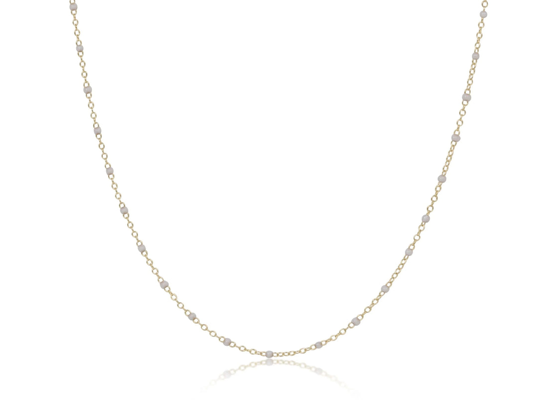 Simplicity Chain Gold-2mm Pearl Choker