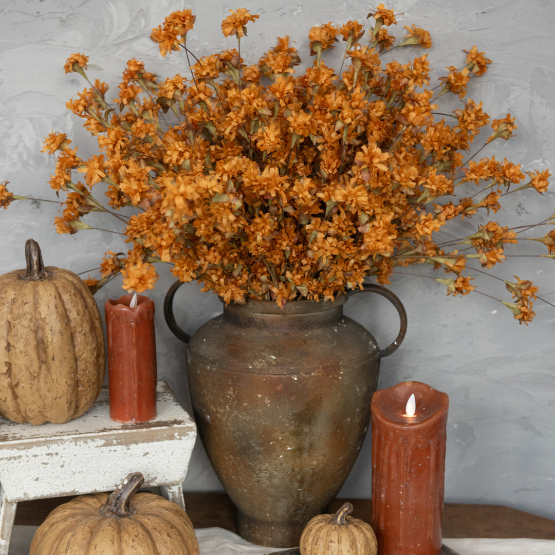 23" TANGERINE WILD MUM BUSH
