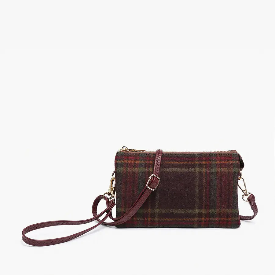 Riley 3 Compartment Crossbody/Wristlet