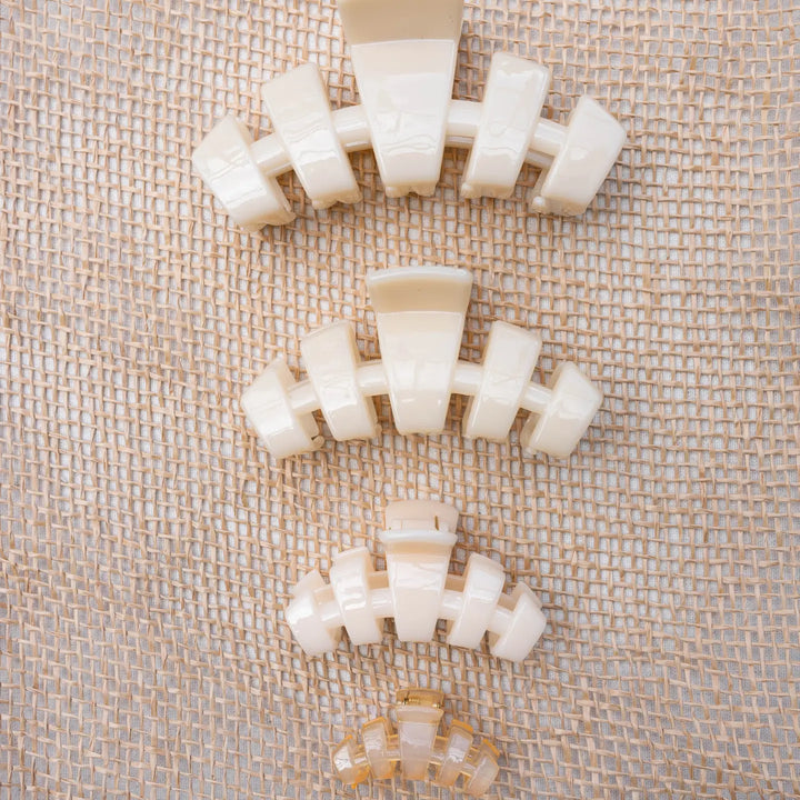 Classic Hair Clip | Small | Almond Beige