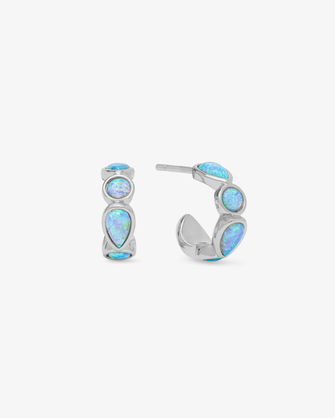 Isla Huggies Silver|Blue Opal Sale price