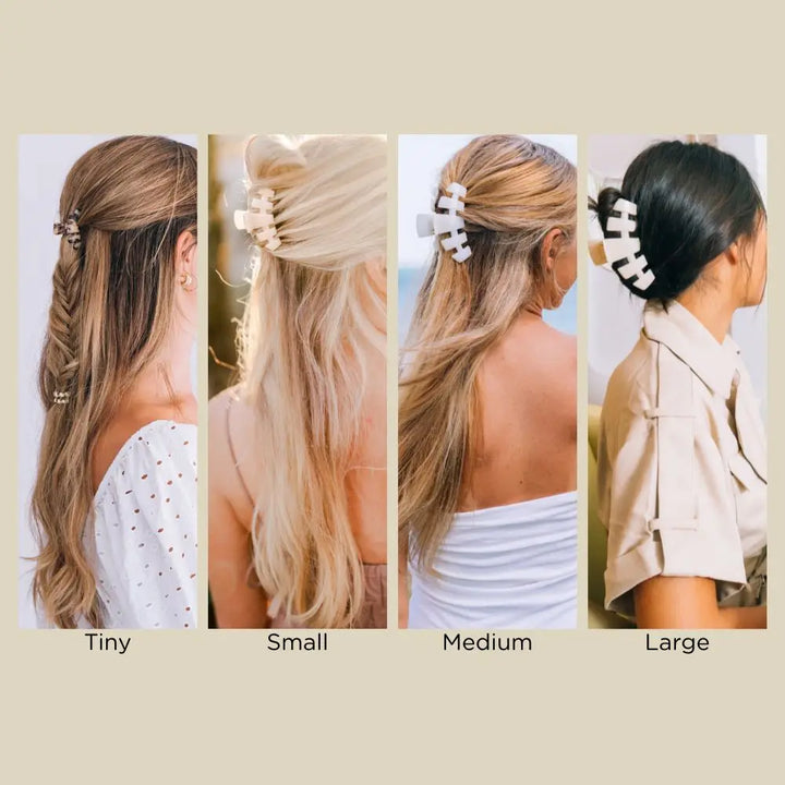 Classic Hair Clip | Small | Almond Beige